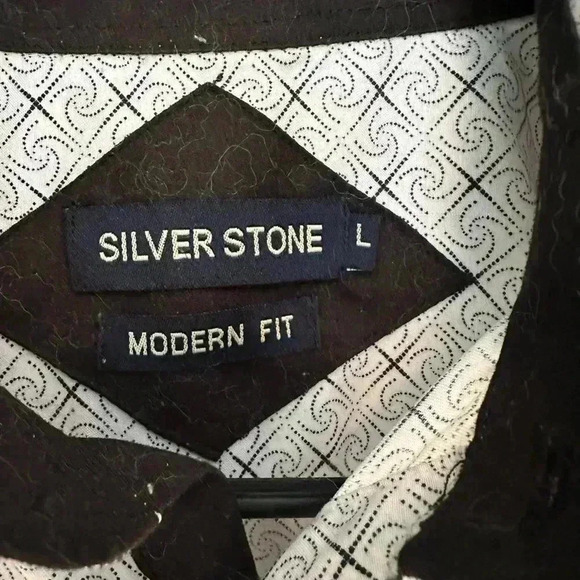 Silver Stone Button Down - Picture 2 of 3
